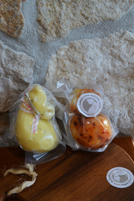 Scamorza appassita Tartufo/Peperoncino , "Caseificio Pallotta"